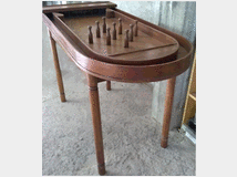 Tavolo gioco birilli anni 60 in legno